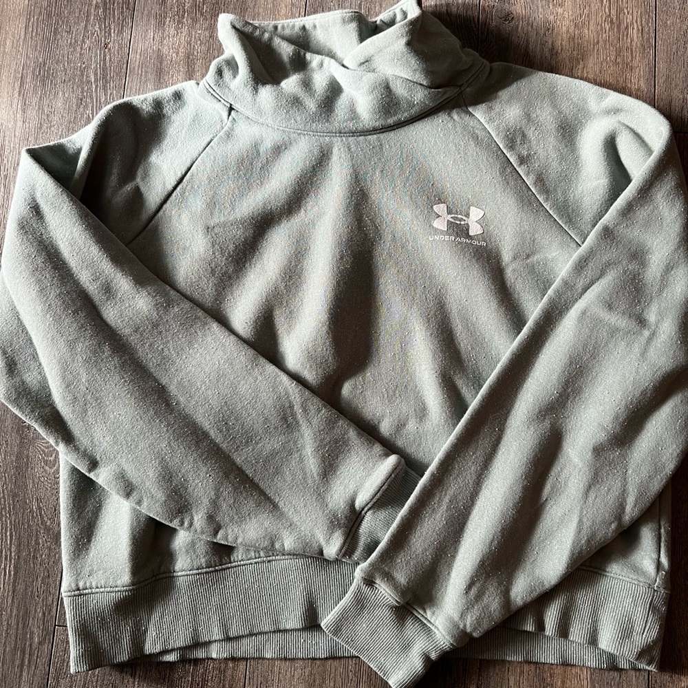 Under Armour Women's Olive Cowl Neck Sweater
